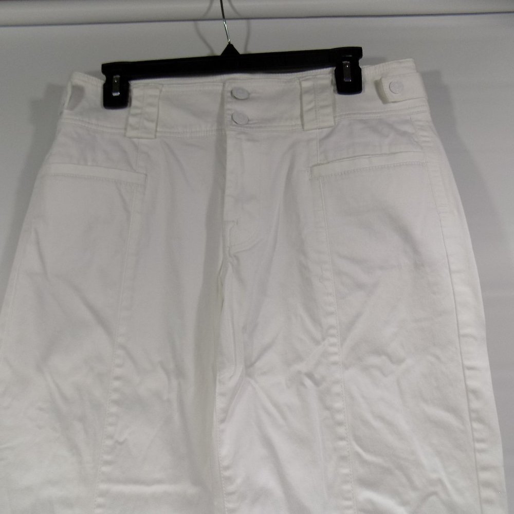 Gitano White Rolled Cuff Capri Size 12 CLEAN! - Picture 3 of 11